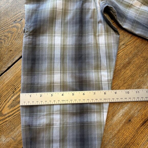 Columbia Long Sleeve Shirt Mens XL Plaid Supplex Nylon Outdoor Fishing Vented - Picture 8 of 16